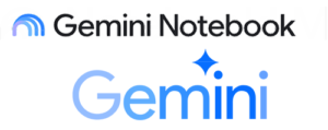Gemini Notebook and Gemini logos