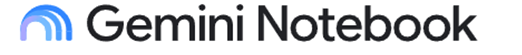 Gemini Notebook Logo