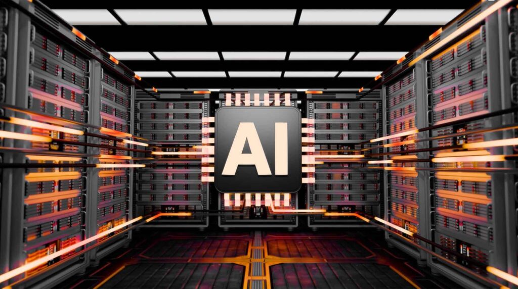Grafik - Indvendigt i et AI DataCenter