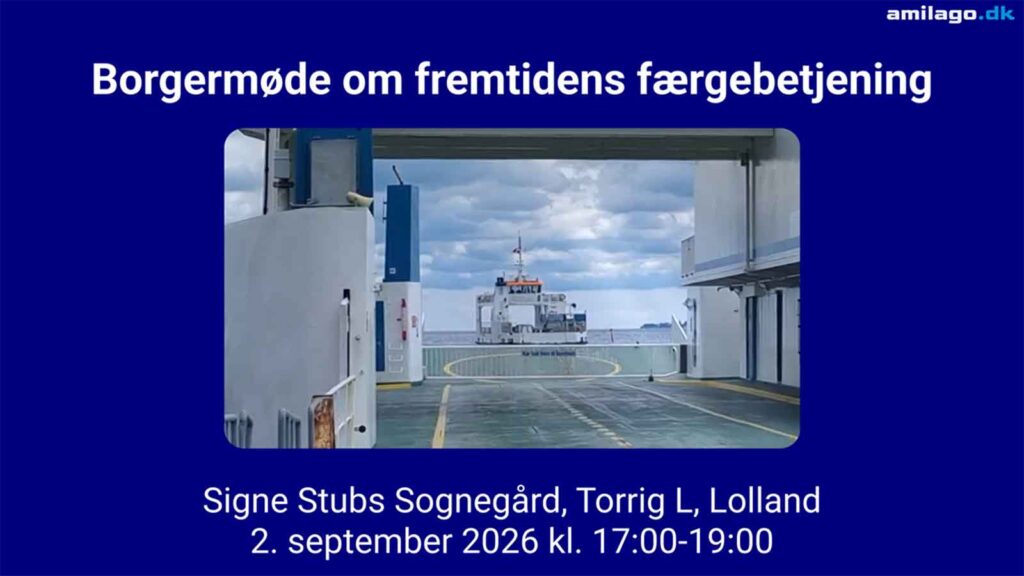 Borgermøde Færgerne - Fremtidens betjening